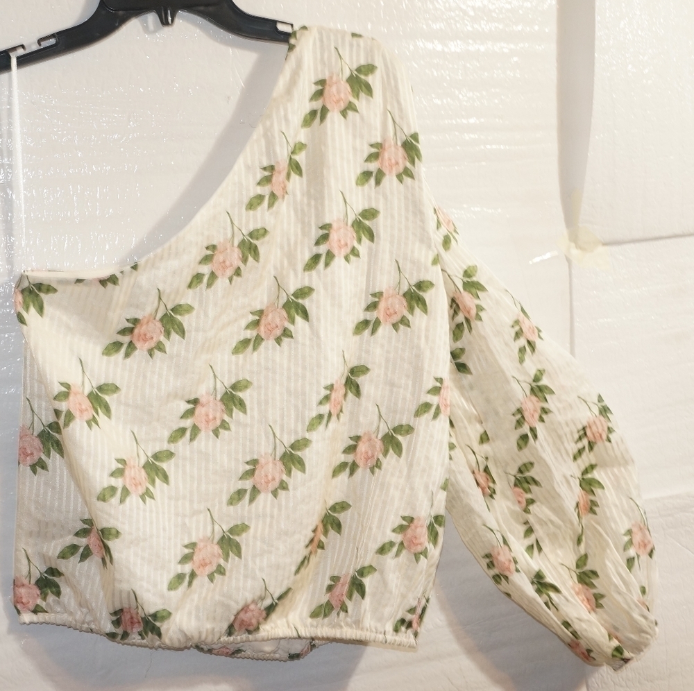 Cami Nyc The Lenore One Shoulder Top Floral - Picture 6 of 14